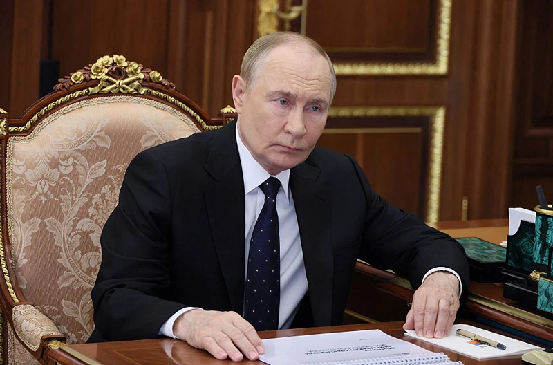 נשיא רוסיה, ולדימיר פוטין, 13 באוגוסט 2025