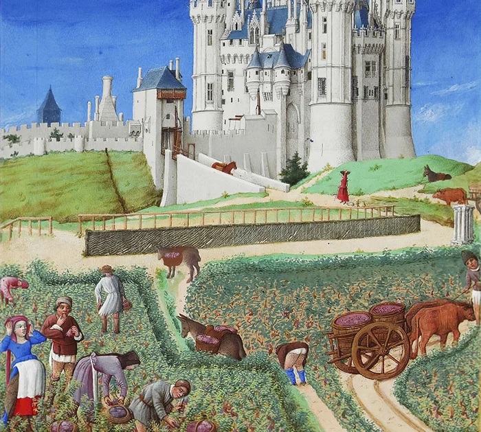 "ספטמבר", איור מתוך ספר "השעות העשירות מאוד של דוכס ברי", המאה ה-15