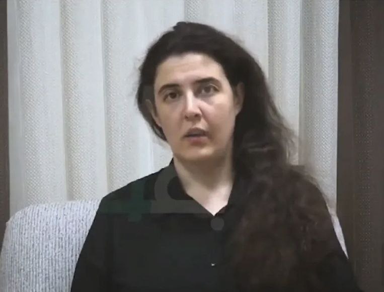 אליזבת צורקוב בסרטון מהשבי שפורסם