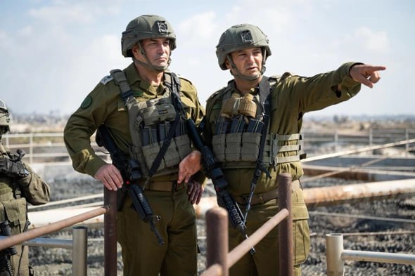 הרמטכ"ל, רא"ל אייל זמיר, בהערכת מצב בעיר עזה