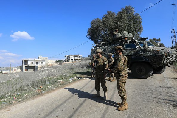 בתמונה: כוחות צבא לבנון בדרום המדינה
