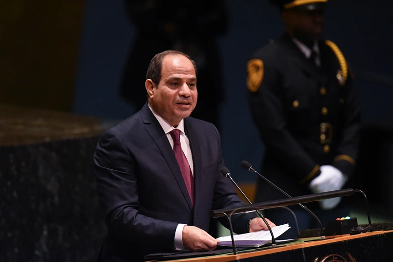 נשיא מצרים, עבד אל-פתאח א-סיסי, 24 בספטמבר 2019