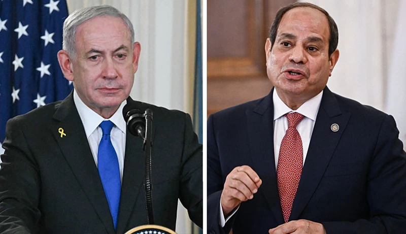 נשיא מצרים, עבד אל-פתאח א-סיסי, ראש הממשלה, בנימין נתניהו