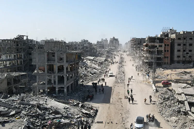 הריסות ברצועת עזה, 11 באוקטובר 2025