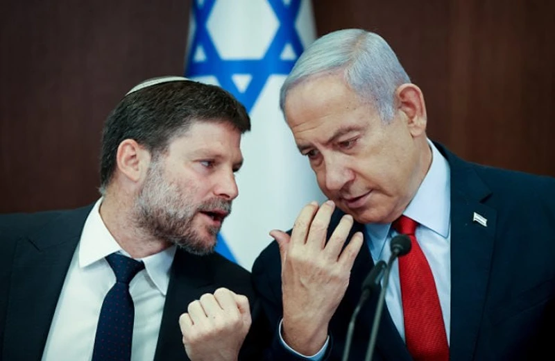 ראש הממשלה, בנימין נתניהו, ושר האוצר, בצלאל סמוטריץ'