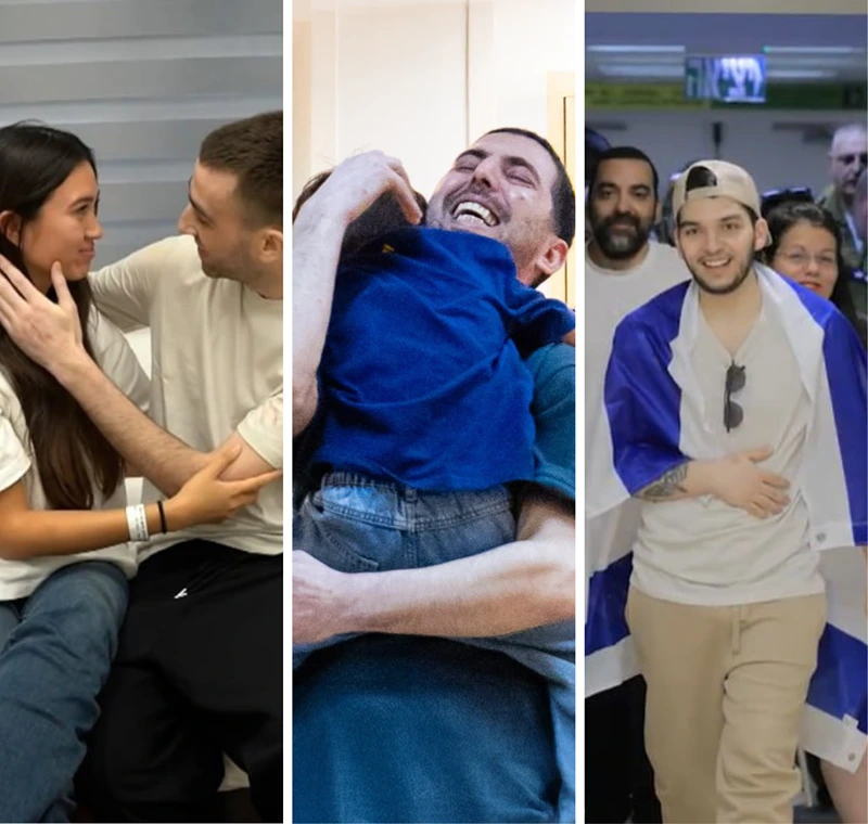 יוסף חיים אוחנה, אלקנה בוחבוט ואבינתן אור ברגעי המפגש עם יקירהם