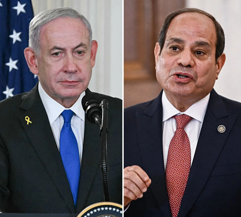 נשיא מצרים, עבד אל-פתאח א-סיסי, ראש הממשלה, בנימין נתניהו