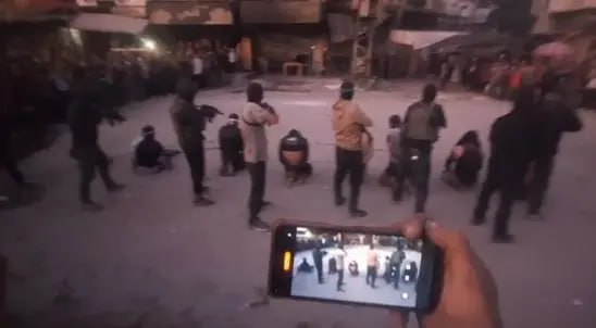 תיעוד הוצאתם להורג של בני משפחת דע'מוש העזתית | צילום מסך