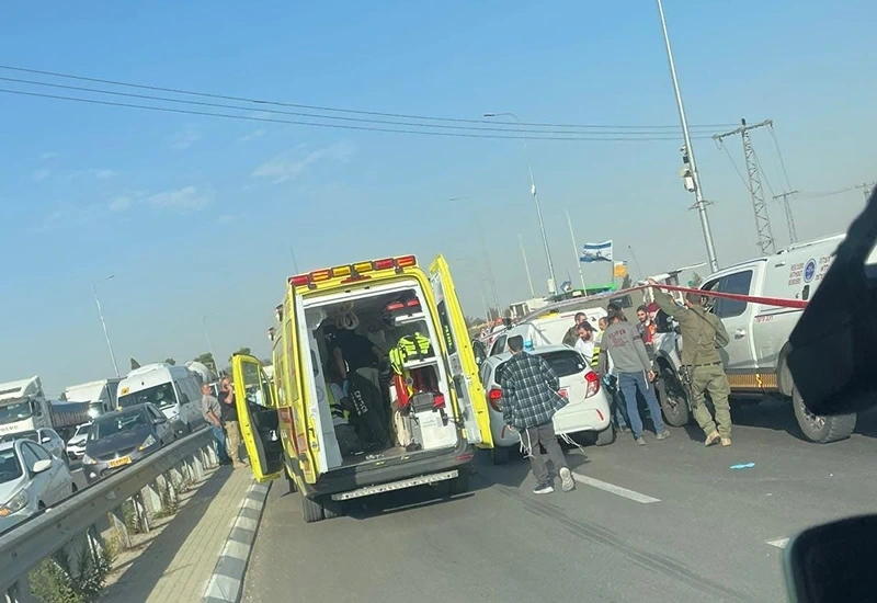 כוחות מד״א בזירת הפיגוע