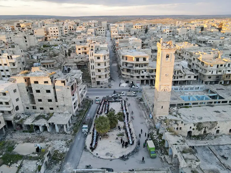 הריסות במחוז אידליב מתקופת מלחמת האזרחים, 2 במרץ 2025