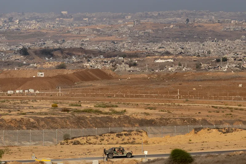 כוחות צה''ל פועלים בסמוך לגדר הרצועה, 18 בנובמבר 2025