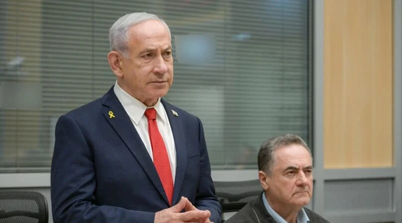 ראש הממשלה, בנימין נתניהו, ושר הביטחון, ישראל כ"ץ