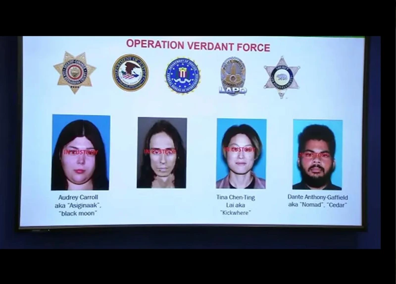 ארבעת החשודים שנעצרו