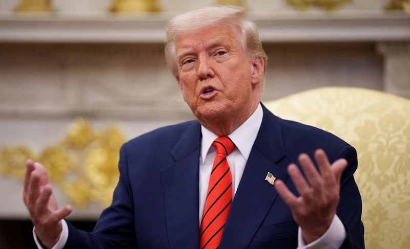 נשיא ארה״ב, דונלד טראמפ, 13 במרץ 2025