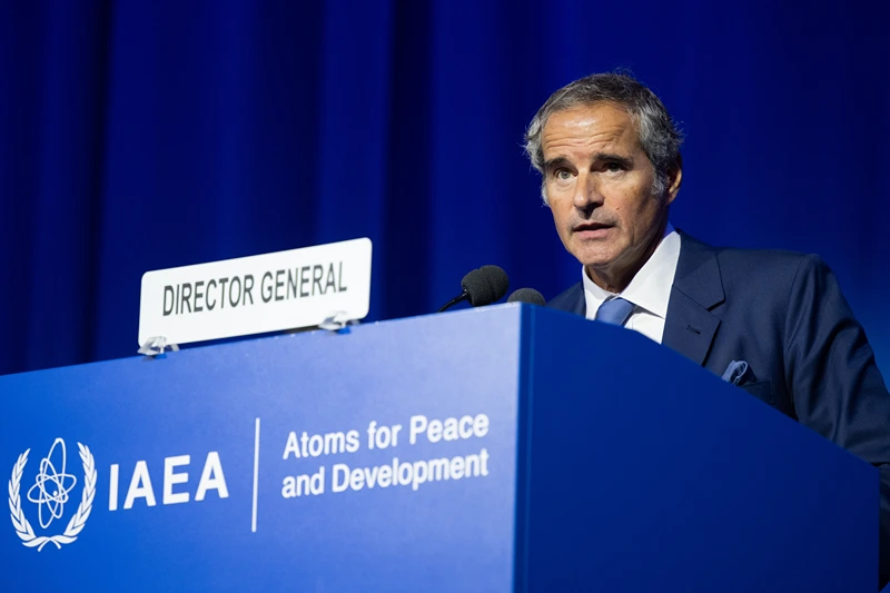 ראש הסוכנות הבין-לאומית לאנרגיה אטומית, רפאל גרוסי, 15 בספטמבר 2025