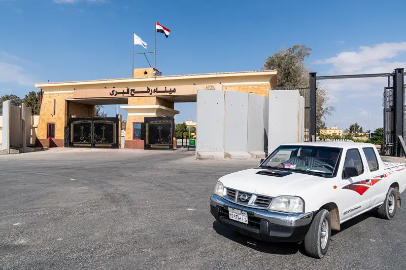 צידו המצרי של מעבר רפיח, 9 באוקטובר 2025