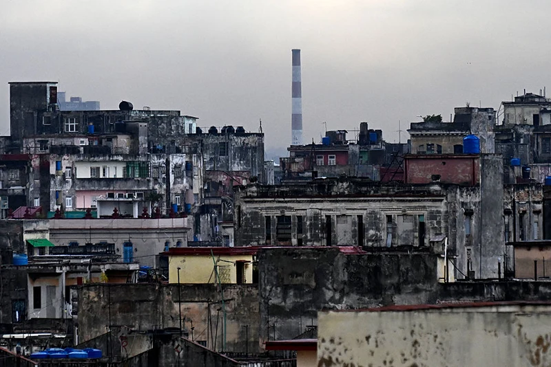 בירת קובה, הוואנה, בעת הפסקת חשמל בעיר, 3 בדצמבר 2025