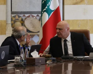 נשיא לבנון, ג'וזף עון, וראש הממשלה, נוואף סלאם, 5 בספטמבר 2025