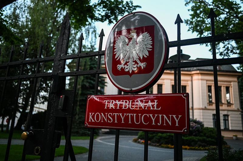 הכניסה לבית המשפט החוקתי של פולין, 4 ביוני 2023