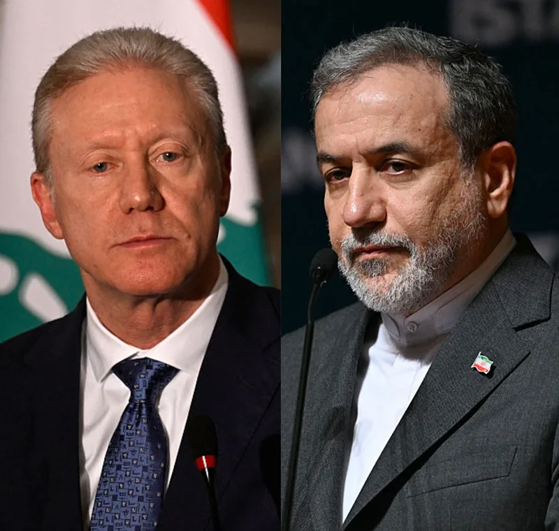 שר החוץ האיראני, עבאס עראקצ’י, שר החוץ הלבנוני, יוסף רג’י