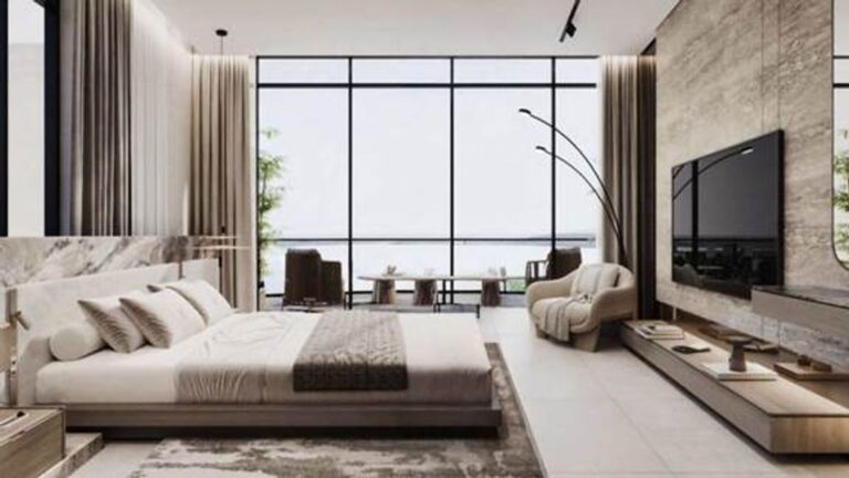 חדר שינה יוקרתי בדובאי