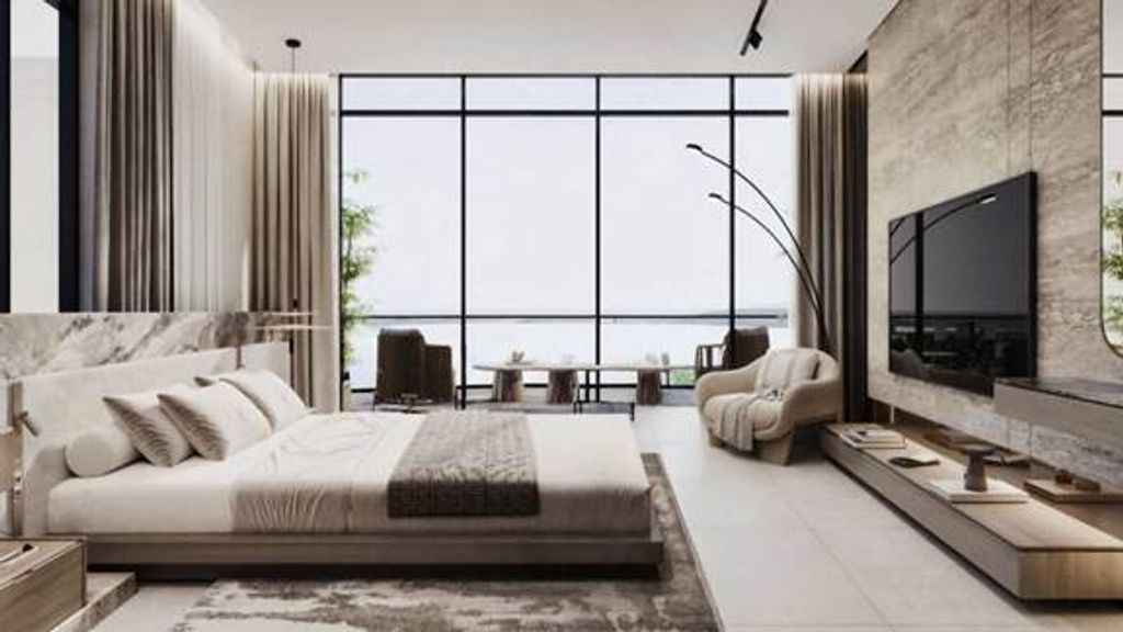 חדר שינה יוקרתי בדובאי