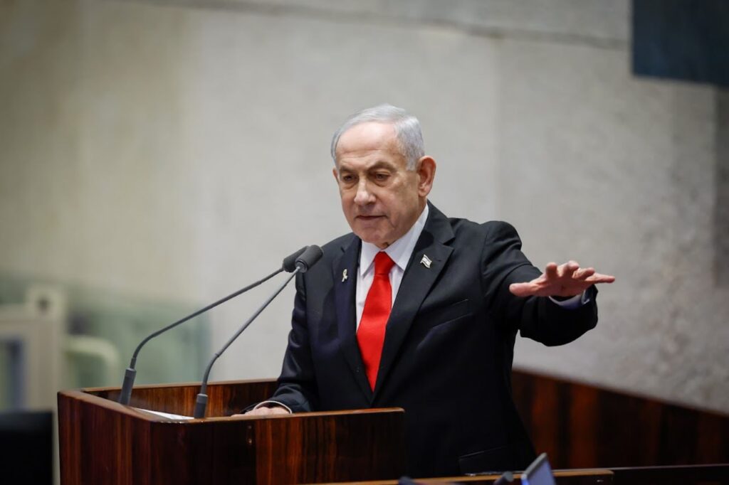 ראש הממשלה, בנימין נתניהו, נושא דברים בכנסת היום