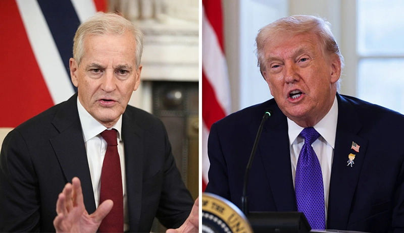 נשיא ארה״ב, דונלד טראמפ, ראש ממשלת נורווגיה, יונאס גאר סטורה