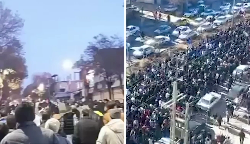 מחאות בערים בויג'נורד וכרמאנשאה