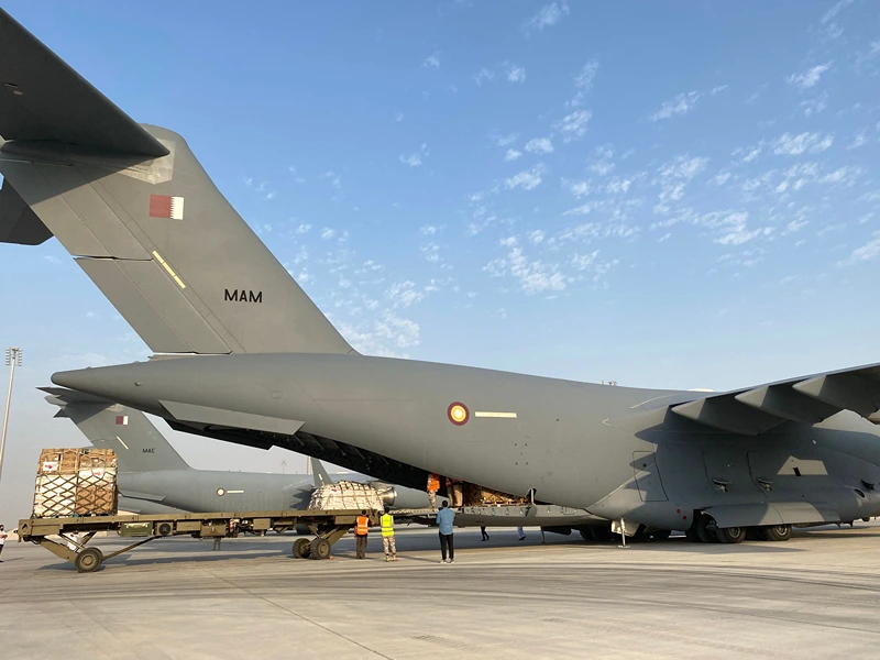 מטוסים בבסיס חיל האוויר אל-עודייד, 8 ביולי 2021