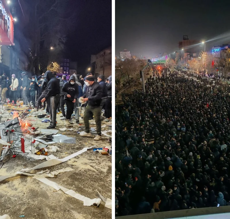 המחאות באיראן, 8 בינואר 2026