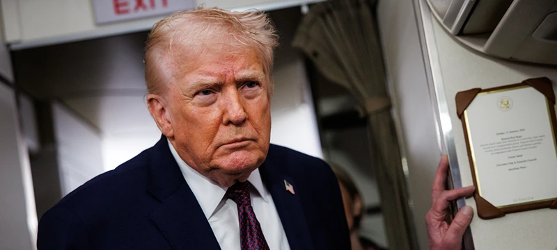 נשיא ארה"ב, דונלד טראמפ, 11 בינואר 2026