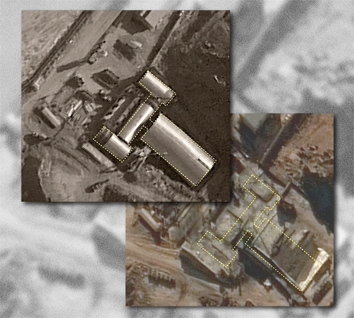 המבנה הגלילי במתקן "טליקאן 2"