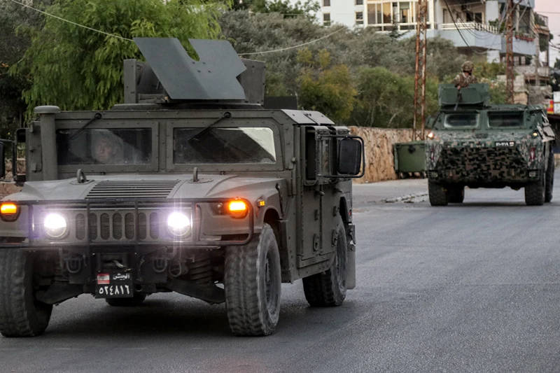 צבא לבנון בסיור בדרום לבנון, 25 באוקטובר 2024