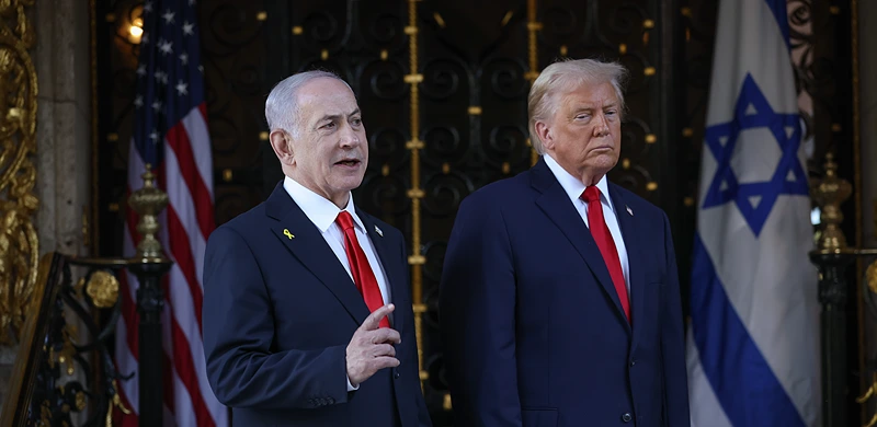 ראש הממשלה, בנימין נתניהו, ונשיא ארה"ב, דונלד טראמפ, 29 בדצמבר 2025