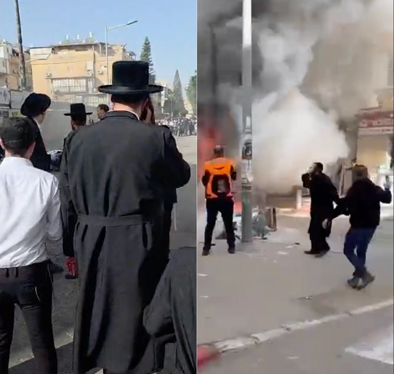 תיעוד מהאירועים בבני ברק היום