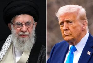 נשיא ארה"ב דונלד טראמפ, המנהיג העליון של איראן, עלי ח'מינאי