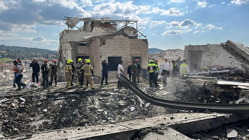 זירת הנפילה בבית שמש