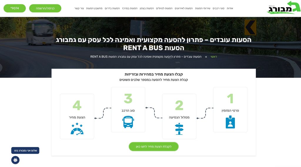 קרדיט התמונה: חברת הסעות גמבורג