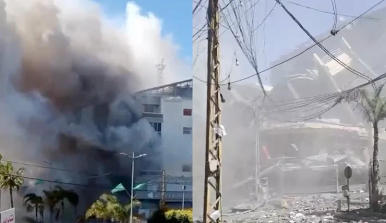 תיעודים מתקיפות צה״ל בדאחיה של ביירות