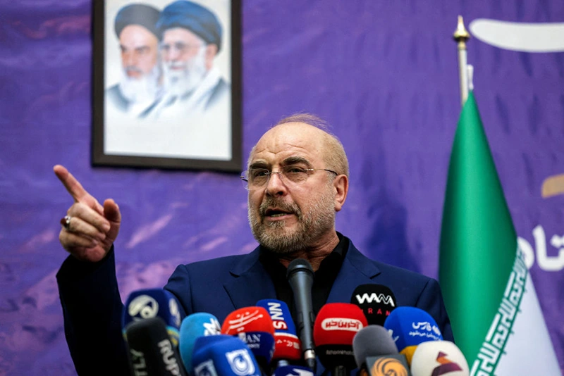 יו"ר הפרלמנט האיראני, מוחמד באקר קאליבף, 15 ביוני 2024