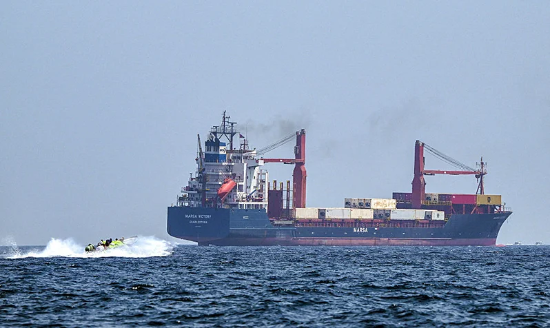 ספינה במצר הורמוז, 25 ביוני 2025