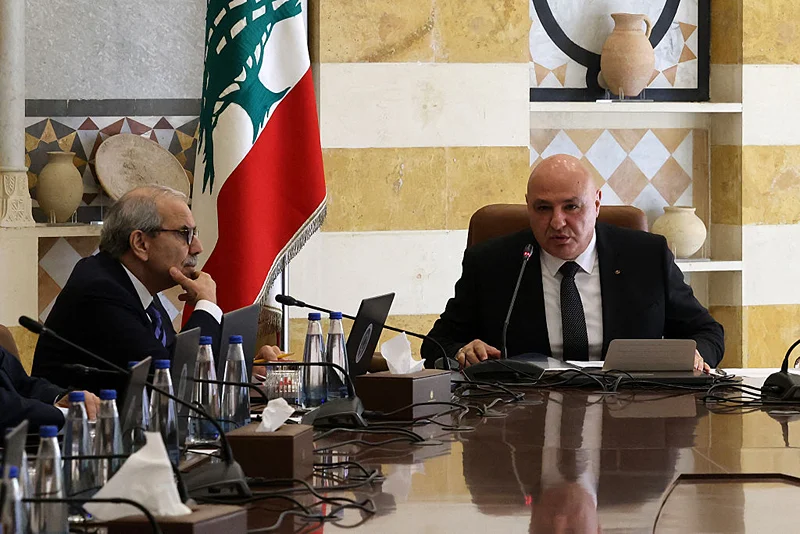 נשיא לבנון, ג׳וזף עון, וראש ממשלת לבנון, נוואף סלאם, 5 בספטמבר 2025