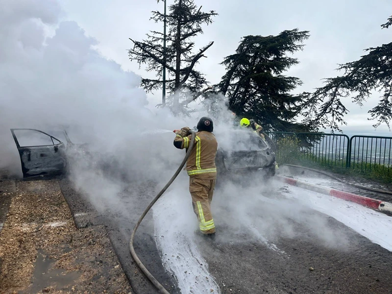 תיעוד מזירת הפגיעה במשגב עם