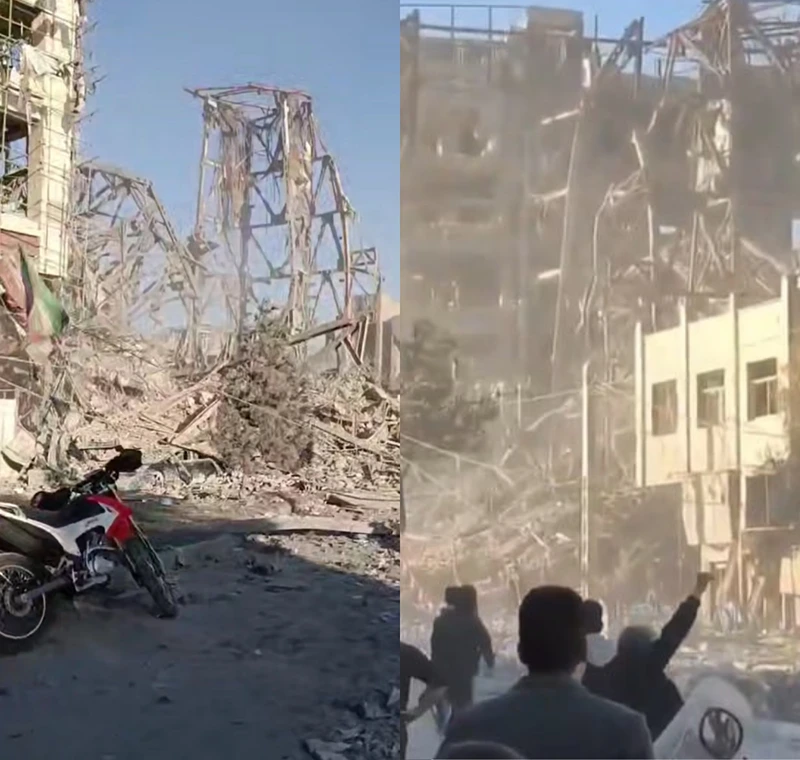 בניין המועצה שהותקף בקום