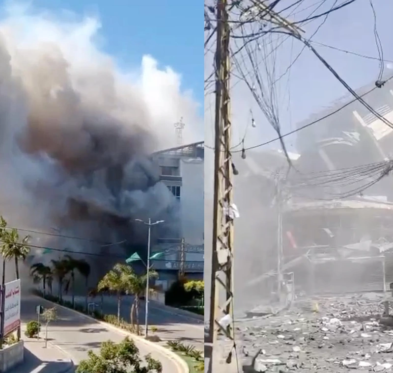 תיעודים מתקיפות צה״ל בדאחיה של ביירות