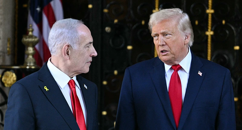 ראש הממשלה, בנימין נתניהו, ונשיא ארה"ב, דונלד טראמפ, 29 בדצמבר 2025