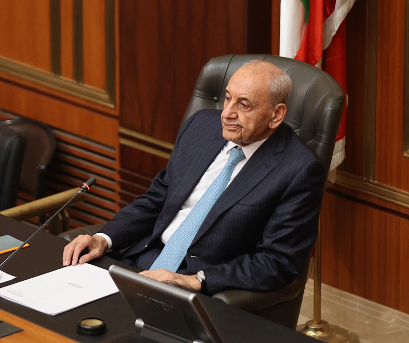 יו"ר הפרלמנט הלבנוני, נביה ברי, 14 ביוני 2023