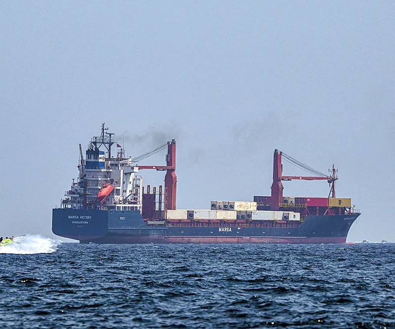 ספינה במצר הורמוז, 25 ביוני 2025