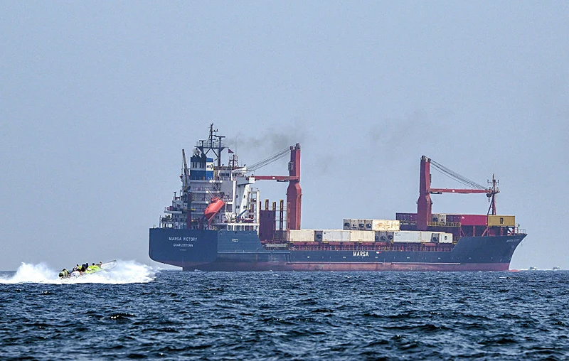 ספינה במצר הורמוז, 25 ביוני 2025